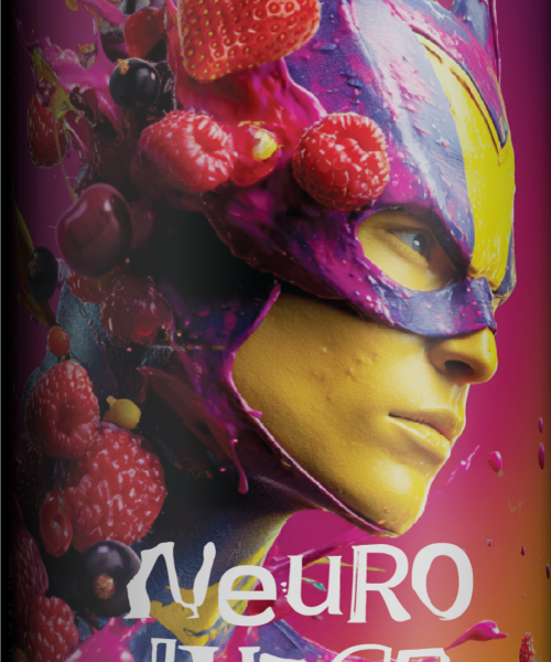 Пивной напиток 4Brewers - Neuro Juice (Смородина, Клубника, Клюква, Малина, Вишня, Брусника) 0.45 л, 6.0%